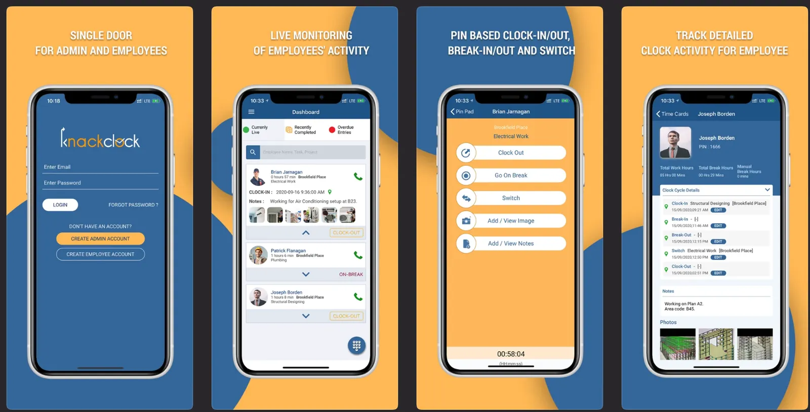 KnackClock Platform