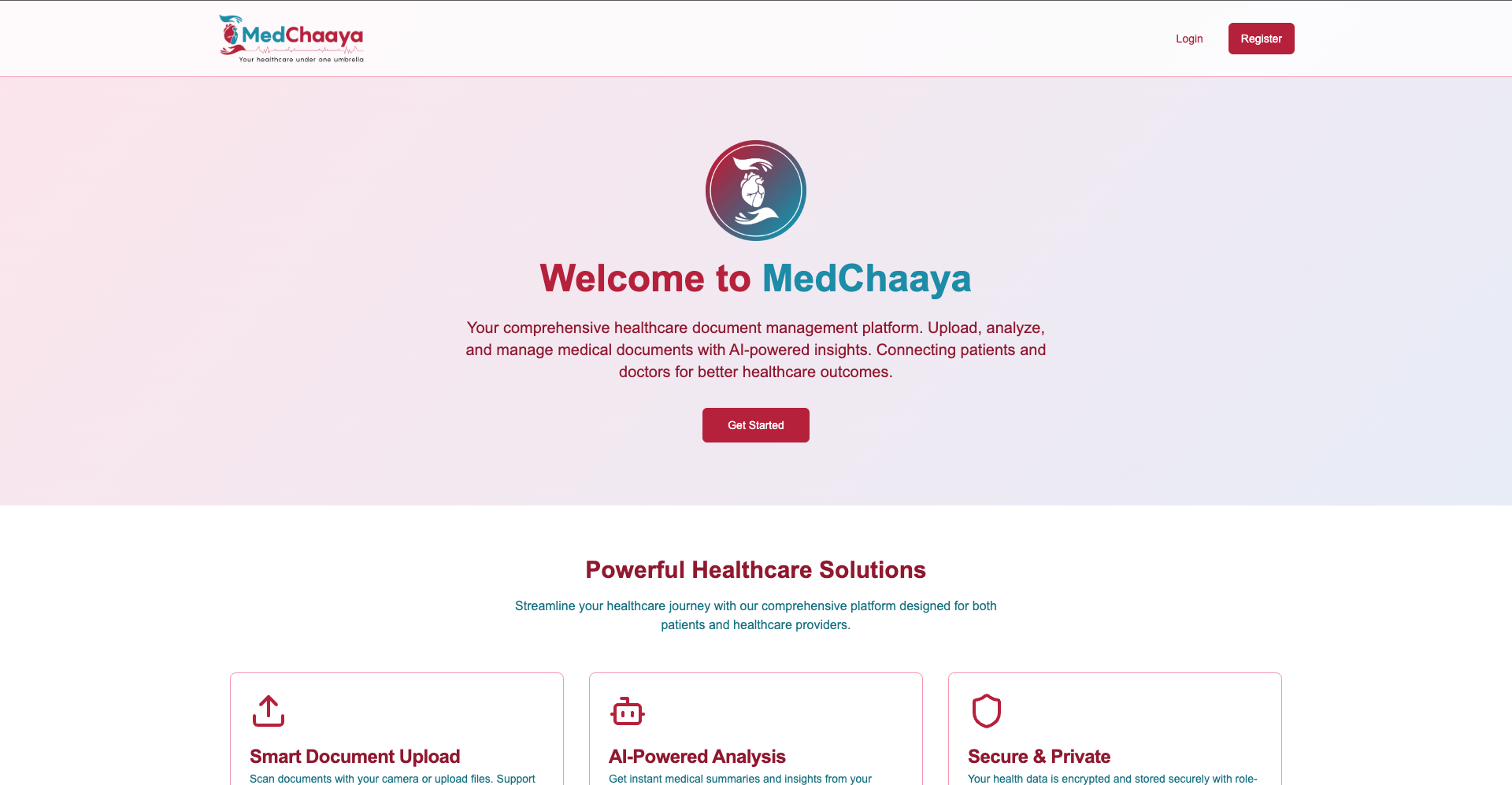 MedChaaya AI Healthcare